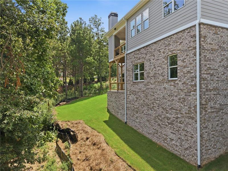 Exterior details and patio area of a home in , Flowery Branch (Image 3). Exterior details and patio area of a home in , Flowery Branch (Image 3).