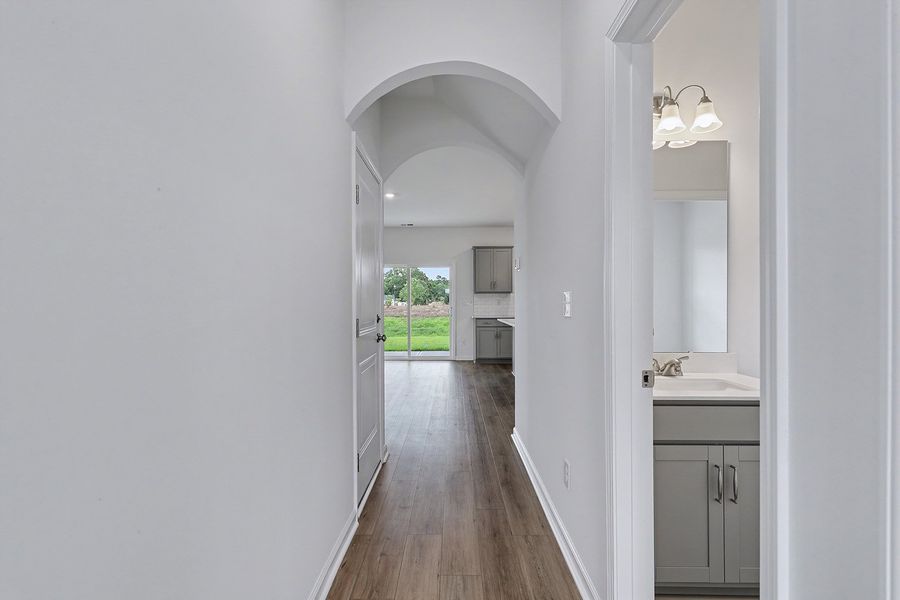 Spacious, unfurnished interior of a new home in Garden Grove, Conway (Image 24).