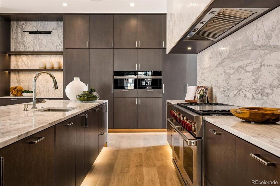 Furnished interior view inside a new home in , Denver (Image 23).