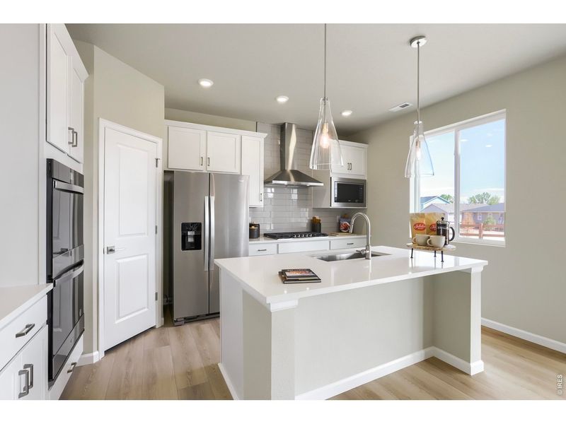 Furnished interior view inside a new home in Country Club Reserve, Fort Collins (Image 26).