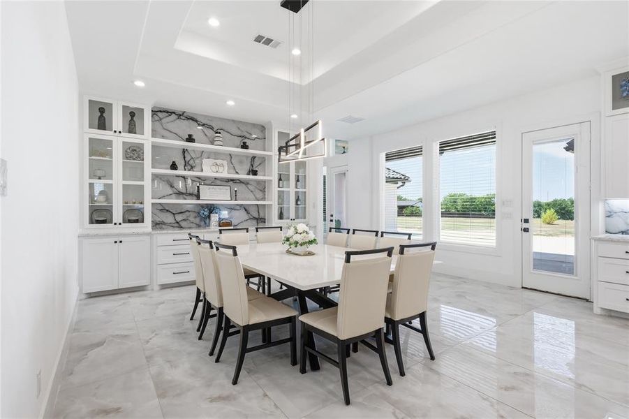 Furnished interior view inside a new home in , Sanger (Image 8).
