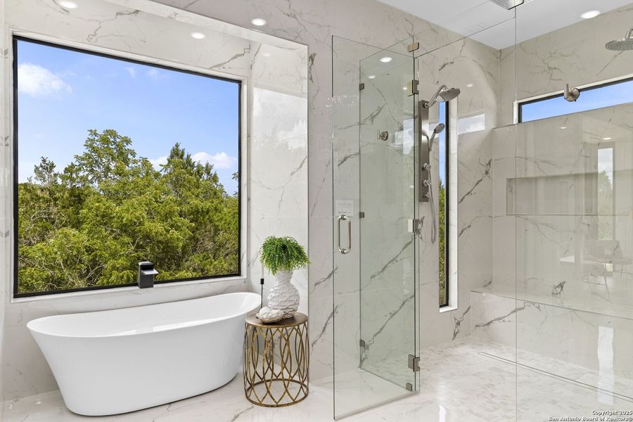 Furnished interior view inside a new home in , Spring Branch (Image 38).