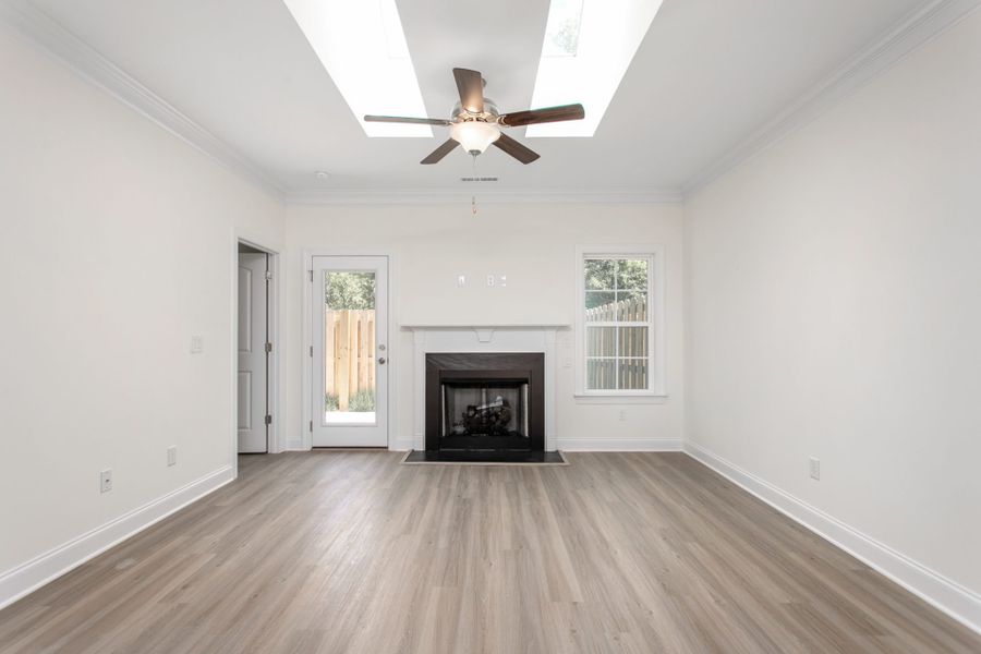 Representative unfurnished interior of a home built from the Devon by Keystone Homes NC in Friedberg Village, Winston-Salem (Image 25).