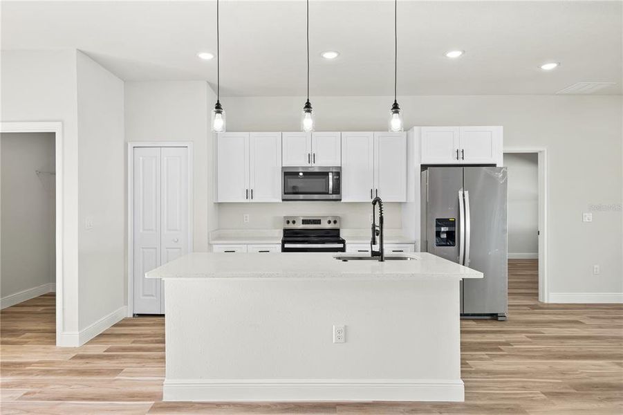 Furnished interior view inside a new home in , Ocala (Image 8).