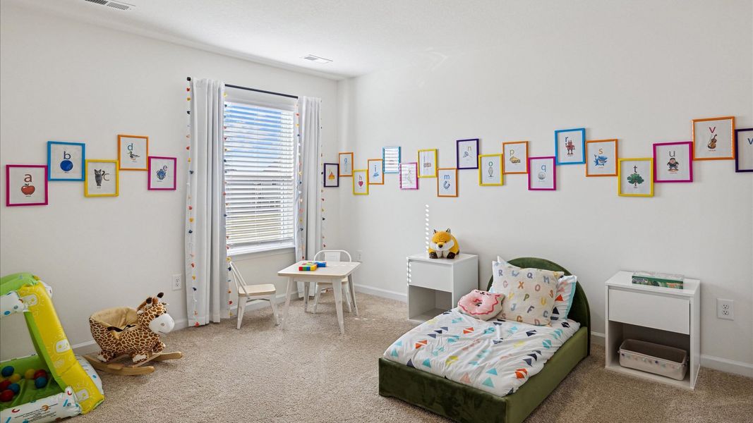 Furnished interior view inside a new home in The Hideaway at Fox Meadows, Bluff City (Image 25).