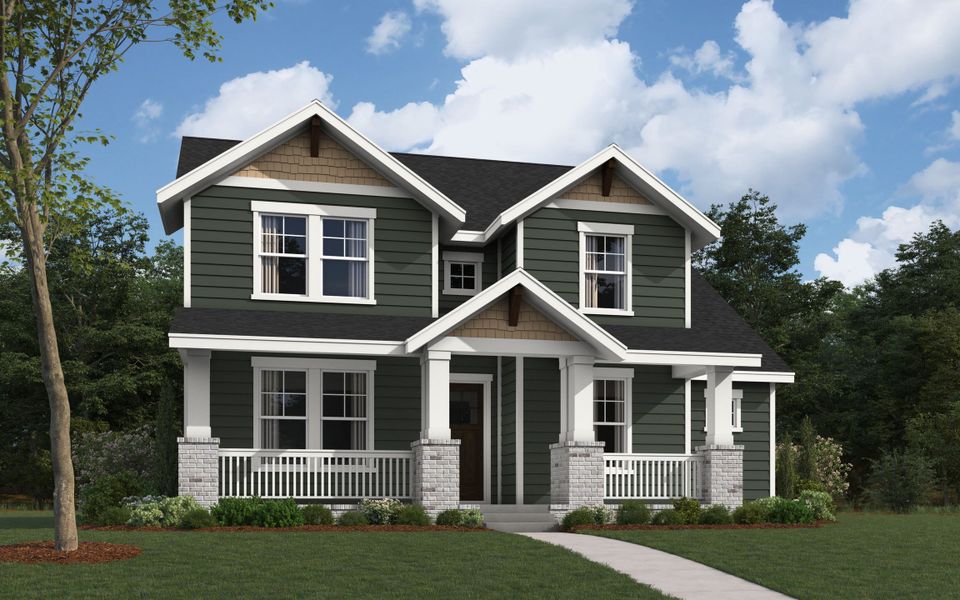 Representative exterior photo of a completed home built from the The Beaumont by William Ryan Homes in MidTowne, Midlothian, TX (Image 6). Representative exterior photo of a completed home built from the The Beaumont by William Ryan Homes in MidTowne, Midlothian, TX (Image 6).