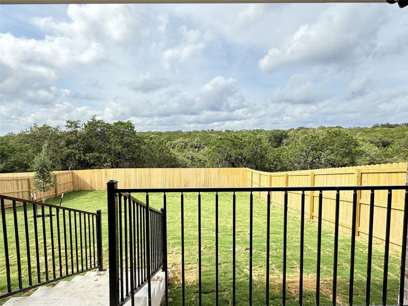 Exterior details and patio area of a home in , Belton (Image 2).