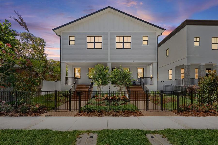 Front exterior of a new home in , St. Petersburg, FL, highlighting curb appeal (Image 20). Front exterior of a new home in , St. Petersburg, FL, highlighting curb appeal (Image 20).