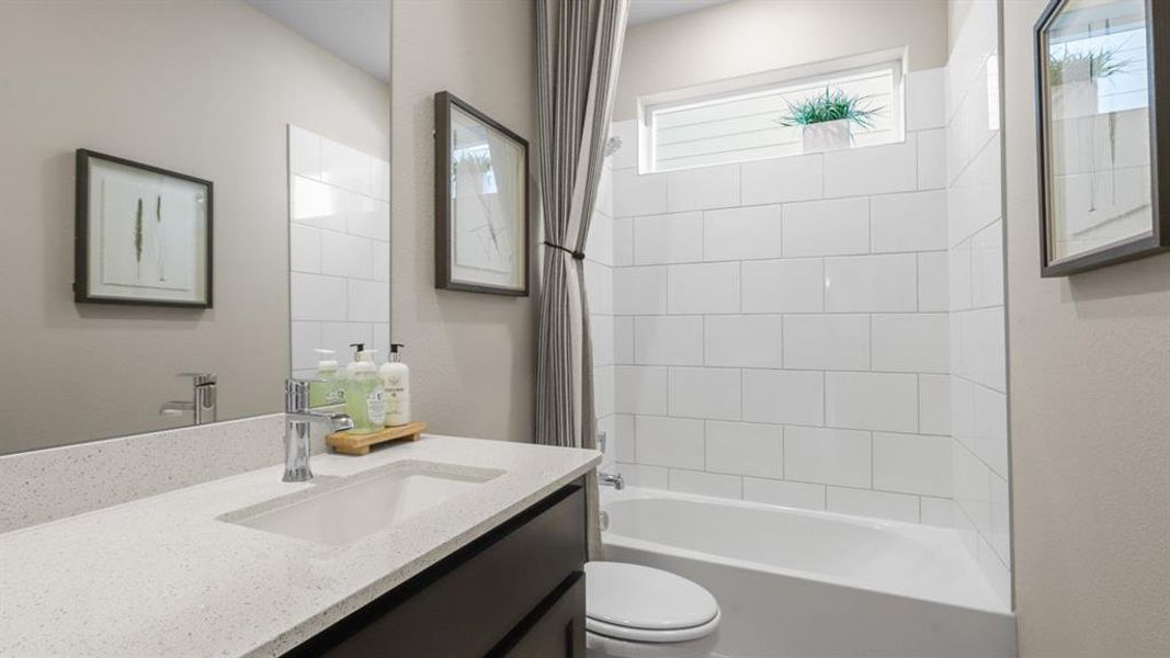 Furnished interior view inside a new home in Treeline, Justin (Image 30).