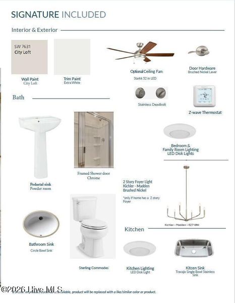 Sample of building materials used in homes in Providence Station at Trolley Run, Aiken (Image 34). Sample of building materials used in homes in Providence Station at Trolley Run, Aiken (Image 34).
