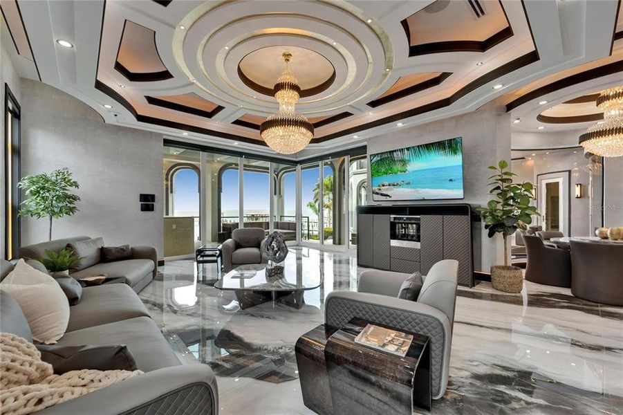 Furnished interior view inside a new home in , Apollo Beach (Image 78).