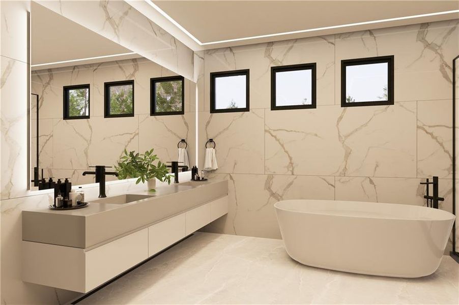 Furnished interior view inside a new home in , Conyers (Image 16). Furnished interior view inside a new home in , Conyers (Image 16).