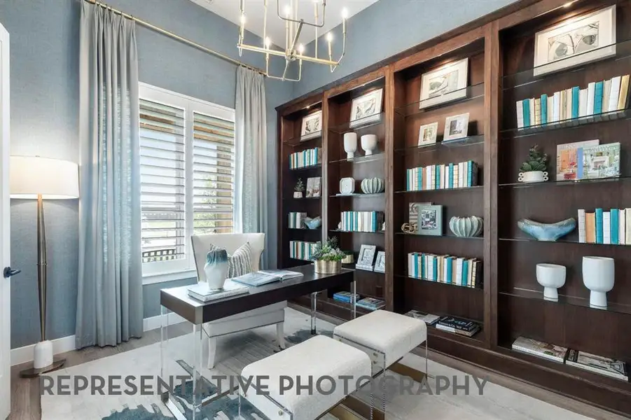 Furnished interior view inside a new home in Furst Ranch, Flower Mound (Image 14).