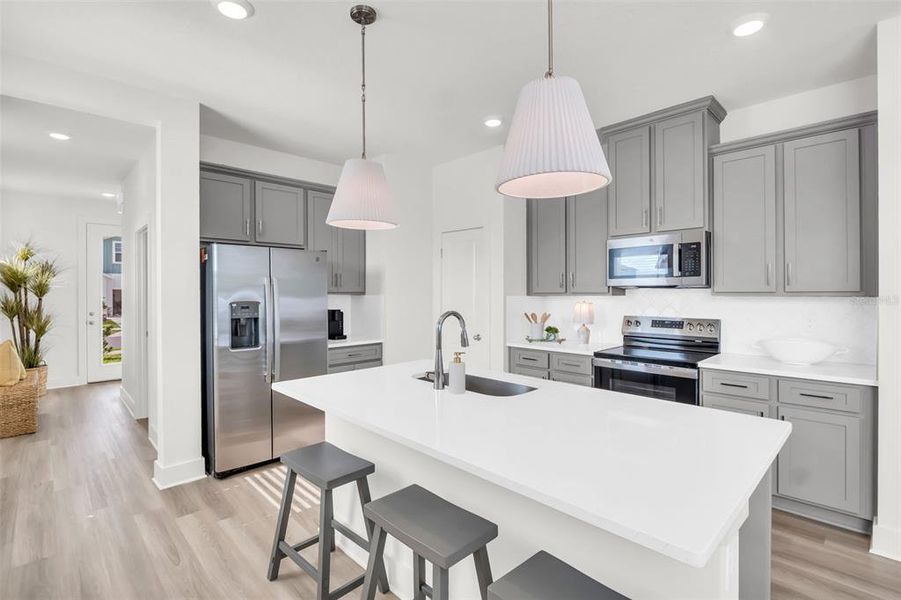 Furnished interior view inside a new home in , Hudson (Image 11).