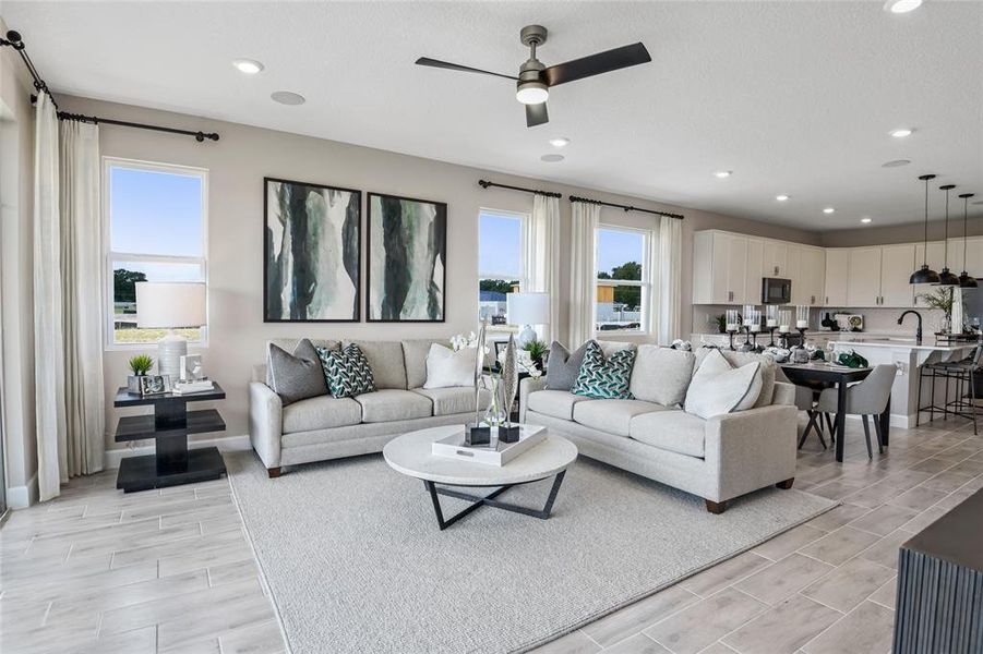 Furnished interior view inside a new home in Seasons at Scenic Terrace, Lake Hamilton (Image 13). Furnished interior view inside a new home in Seasons at Scenic Terrace, Lake Hamilton (Image 13).