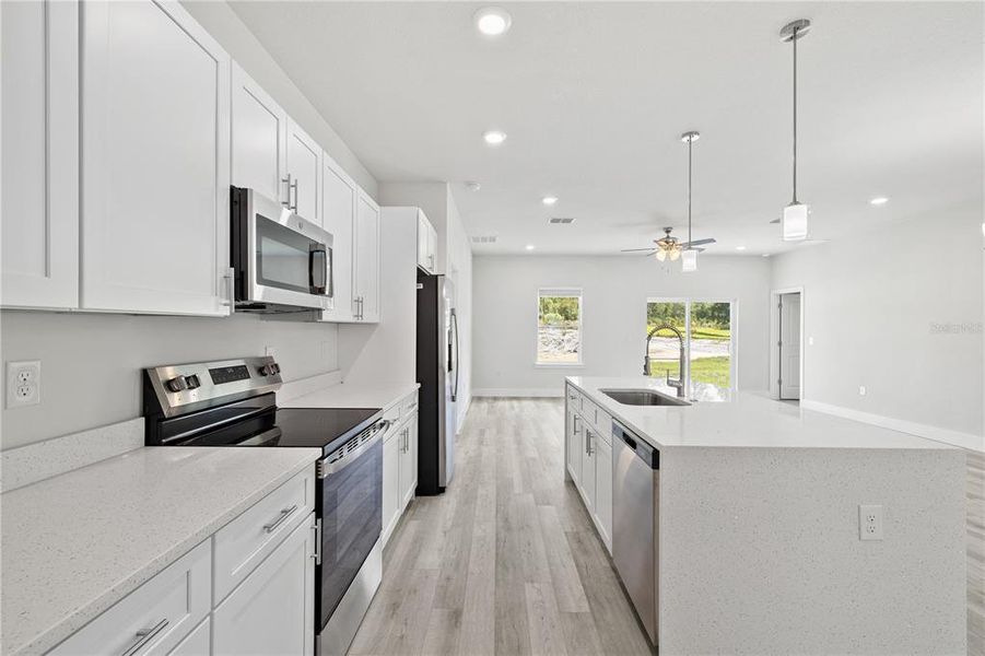 Furnished interior view inside a new home in , Ocala (Image 8).