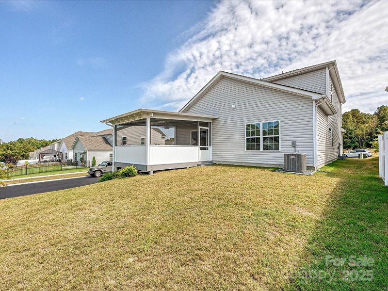Exterior details and patio area of a home in , Lancaster (Image 22). Exterior details and patio area of a home in , Lancaster (Image 22).