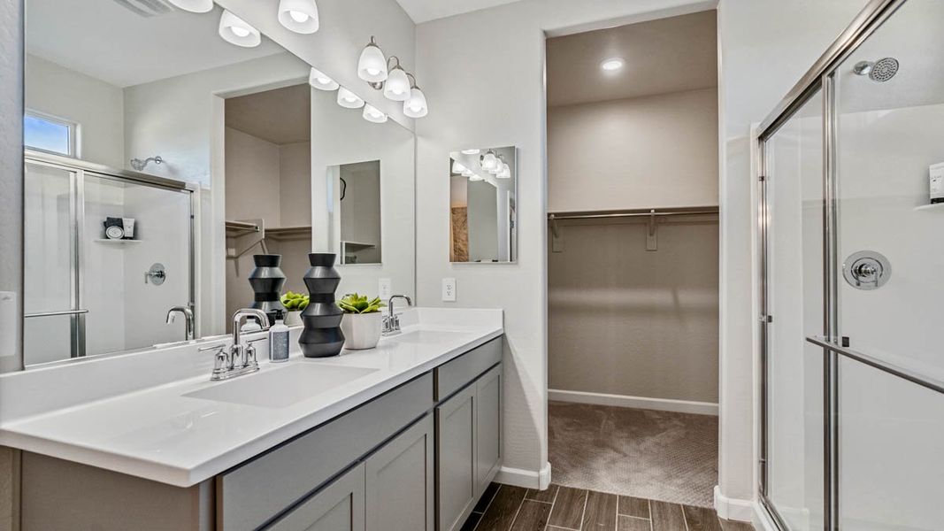 Furnished interior view inside a new home in Desert Moon Estates, Buckeye (Image 22).