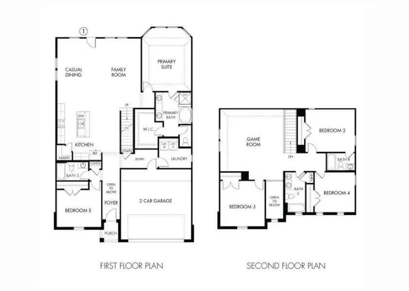 2D floor plan layout of this home in Stewart's Ranch, Conroe, TX (Image 2). 2D floor plan layout of this home in Stewart's Ranch, Conroe, TX (Image 2).