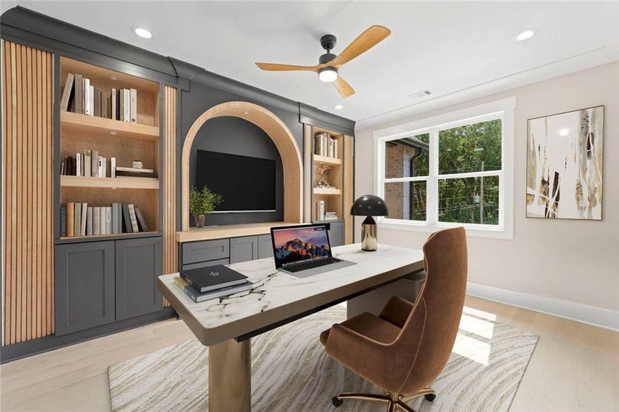 Furnished interior view inside a new home in , Loganville (Image 7).