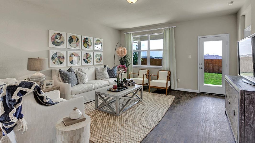 Furnished interior view inside a new home in Southgrove, Kyle (Image 5). Furnished interior view inside a new home in Southgrove, Kyle (Image 5).