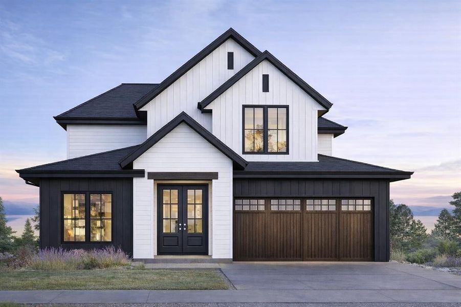 Front exterior of a new home in , Mabank, TX, highlighting curb appeal (Image 1). Front exterior of a new home in , Mabank, TX, highlighting curb appeal (Image 1).