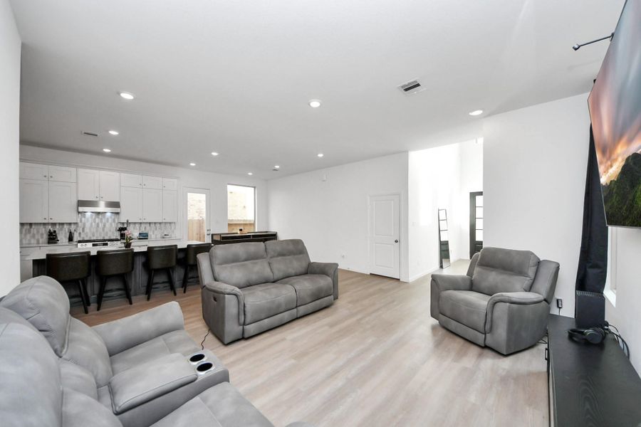 Furnished interior view inside a new home in The Trails, New Caney (Image 15).