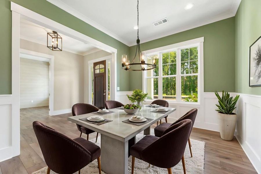 Furnished interior view inside a new home in Hillshire, Cumming (Image 16).