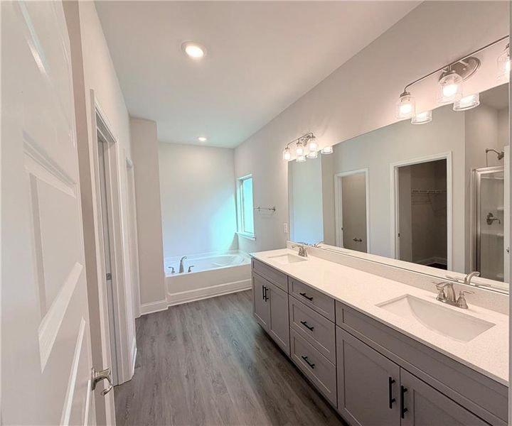Furnished interior view inside a new home in Magnolia Villas, Cornelia (Image 10).