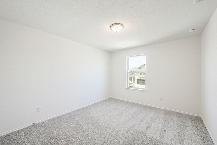 Spacious, unfurnished interior of a new home in Salerno - Classic Collection, Round Rock (Image 28). Spacious, unfurnished interior of a new home in Salerno - Classic Collection, Round Rock (Image 28).