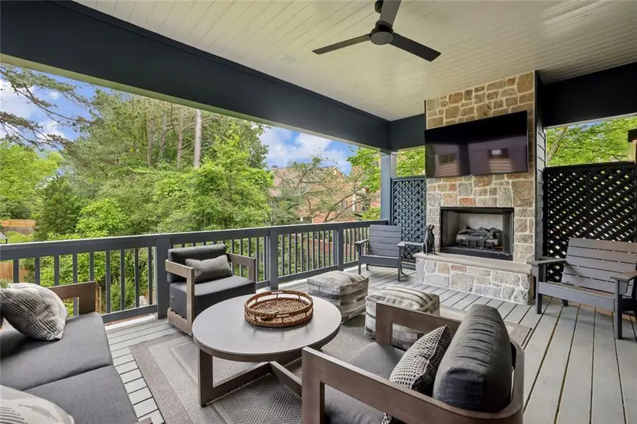 Exterior details and patio area of a home in , Brookhaven (Image 2). Exterior details and patio area of a home in , Brookhaven (Image 2).