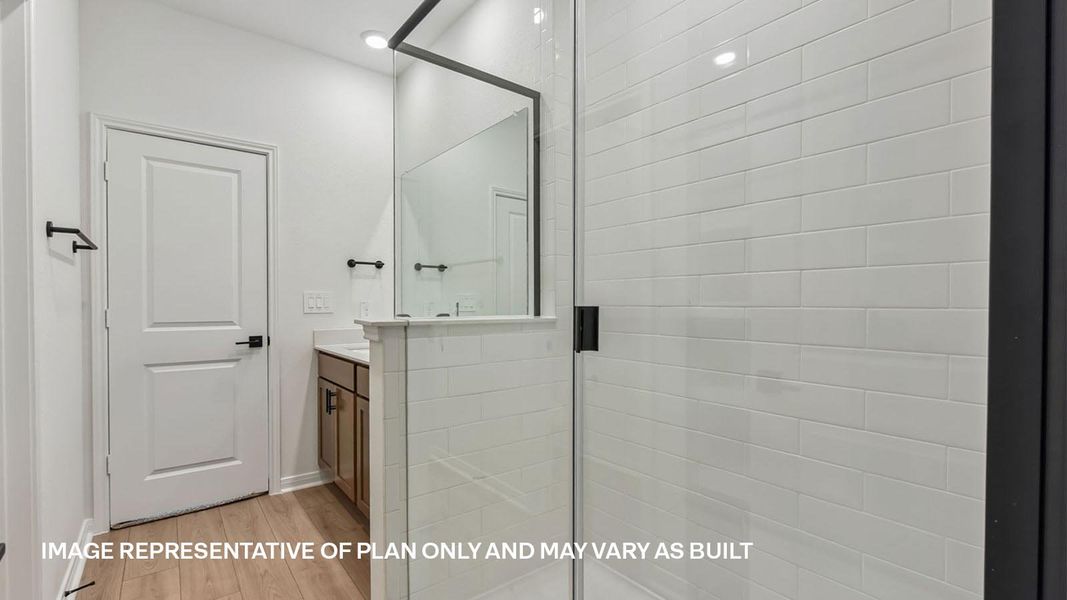 Furnished interior view inside a new home in Avery Centre, Round Rock (Image 17).