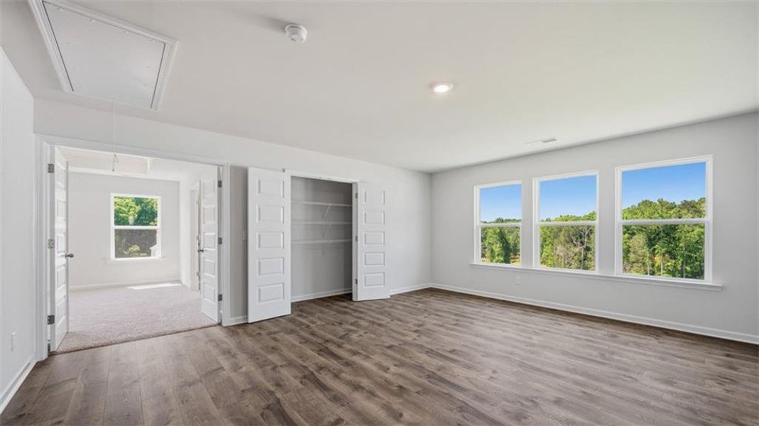 Spacious, unfurnished interior of a new home in The Gates at Pates Creek, Hampton (Image 29). Spacious, unfurnished interior of a new home in The Gates at Pates Creek, Hampton (Image 29).
