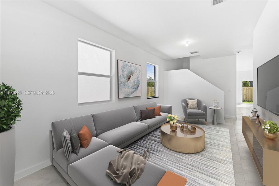 Furnished interior view inside a new home in , Homestead (Image 8).