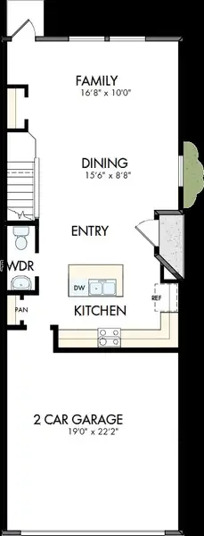 2D floor plan layout of this home in Preserve at The Cays – The Harbor Series, Daytona Beach, FL (Image 2). 2D floor plan layout of this home in Preserve at The Cays – The Harbor Series, Daytona Beach, FL (Image 2).