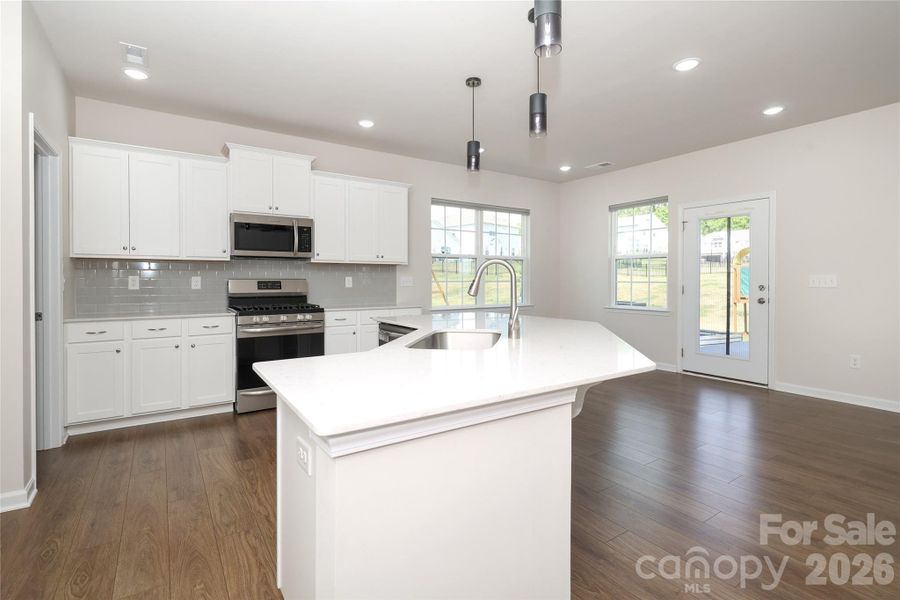 Furnished interior view inside a new home in , Mooresville (Image 11).