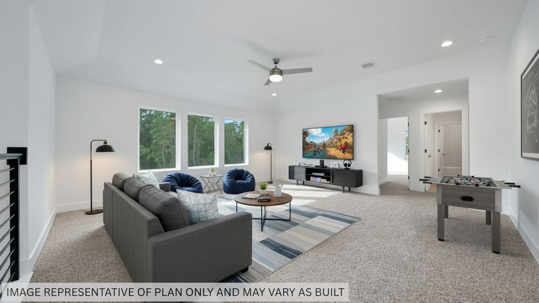 Representative furnished interior of a home built from the H60F by D.R. Horton in Butlers Bend Estates, Pinehurst (Image 29).