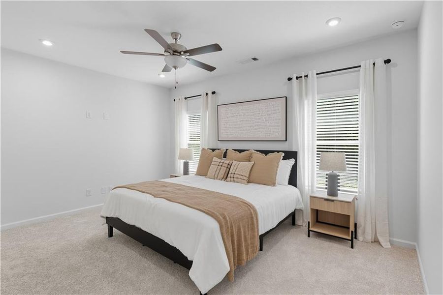Furnished interior view inside a new home in Meadow Pines, Dallas (Image 11).