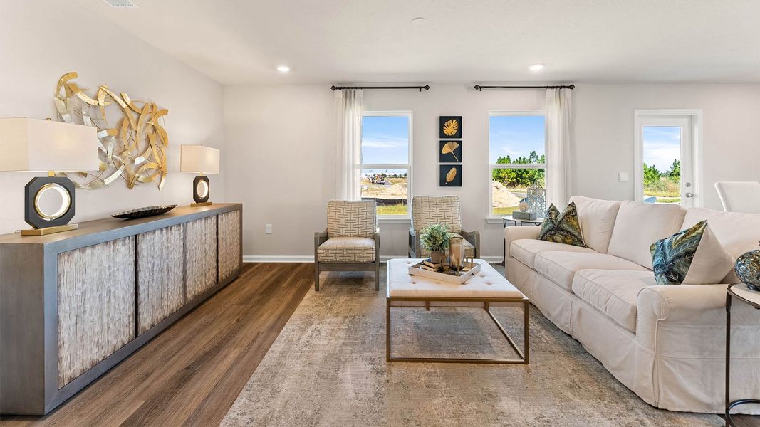 Furnished interior view inside a new home in Liberty, Panama City (Image 18).