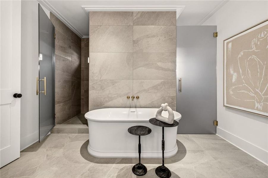 Furnished interior view inside a new home in , Atlanta (Image 15).