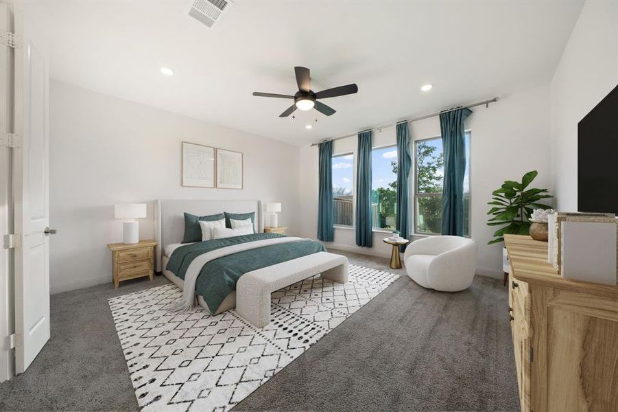 Furnished interior view inside a new home in , McKinney (Image 16). Furnished interior view inside a new home in , McKinney (Image 16).