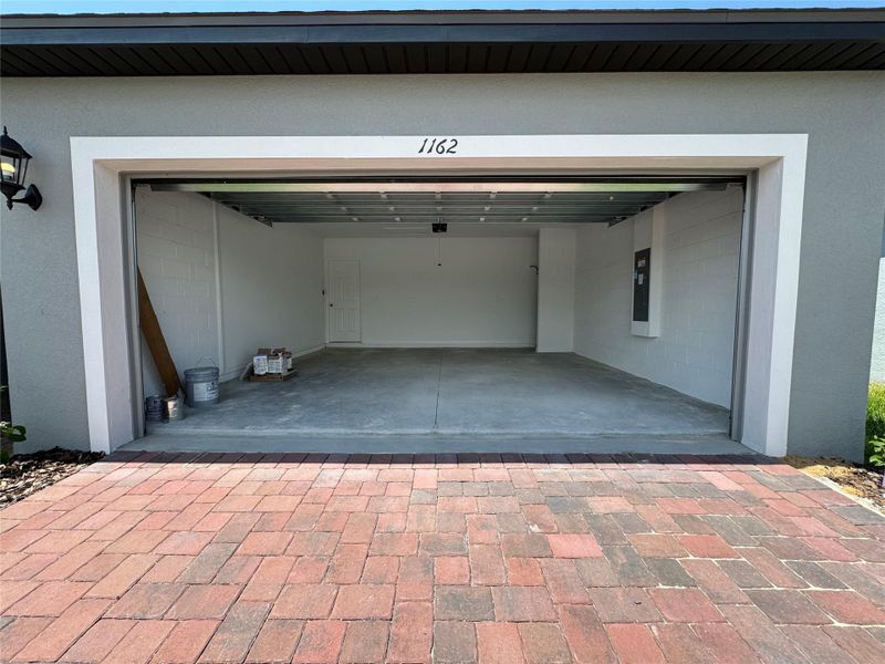 Large 2 car garage