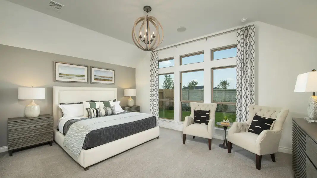 Furnished interior view inside a new home in Sweetgrass, Haslet (Image 62).
