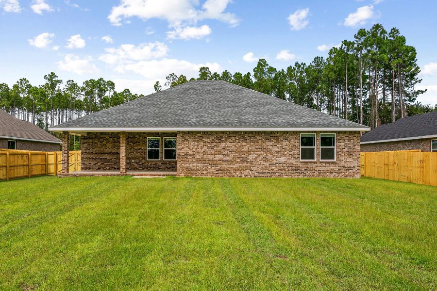 Representative exterior details of a home built from the The Liberty by Herbst Homes in Prosperity Point, Milton (Image 52).