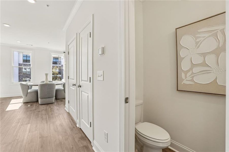Furnished interior view inside a new home in Market Square at Sawnee Village, Cumming (Image 14).