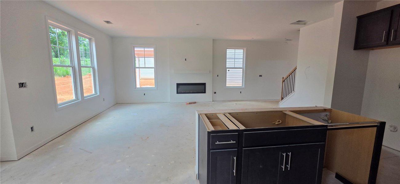 In-progress construction of a new home in Brownstone Park, Easley, SC (Image 3).