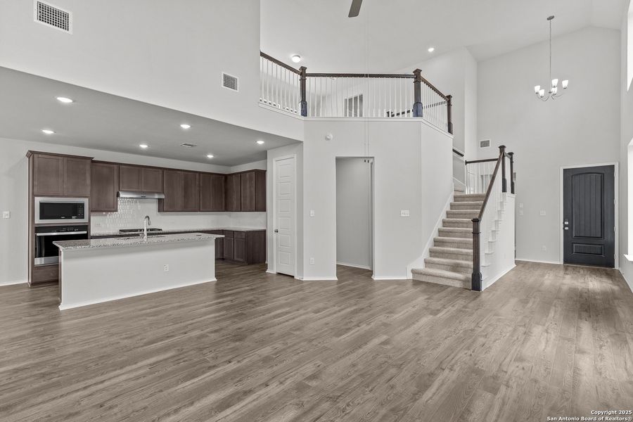 Furnished interior view inside a new home in Ladera, San Antonio (Image 11). Furnished interior view inside a new home in Ladera, San Antonio (Image 11).