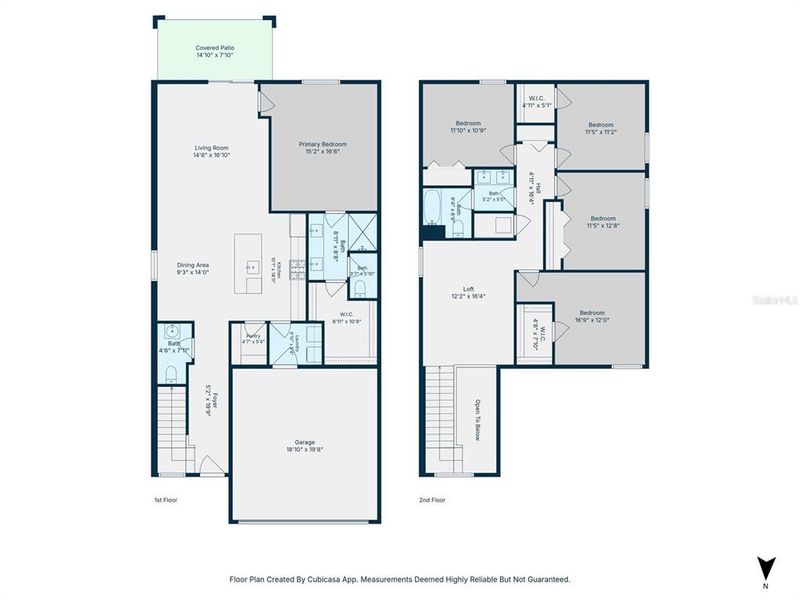 2D floor plan layout of this home in Prosperity Lakes, Parrish, FL (Image 5). 2D floor plan layout of this home in Prosperity Lakes, Parrish, FL (Image 5).