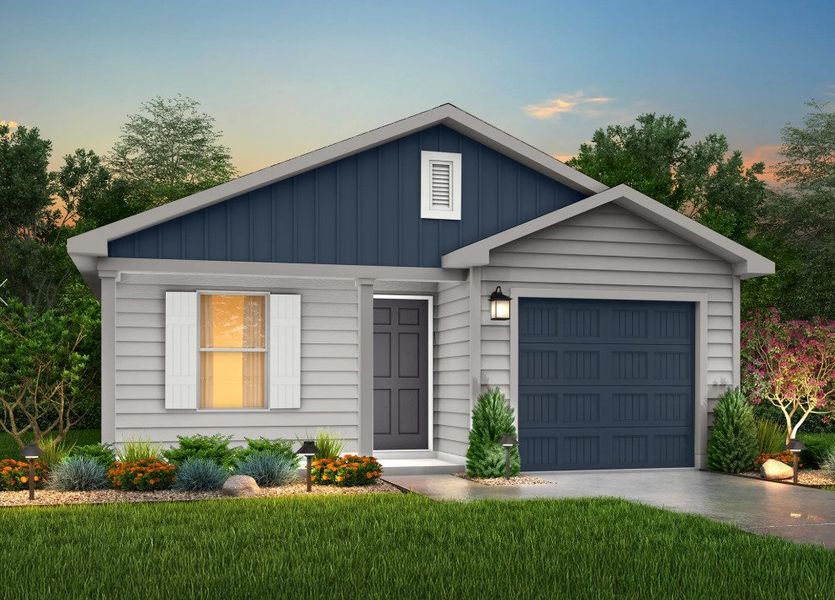 Front exterior of a new home in Rivers Crossing, Aiken, SC, highlighting curb appeal (Image 1). Front exterior of a new home in Rivers Crossing, Aiken, SC, highlighting curb appeal (Image 1).