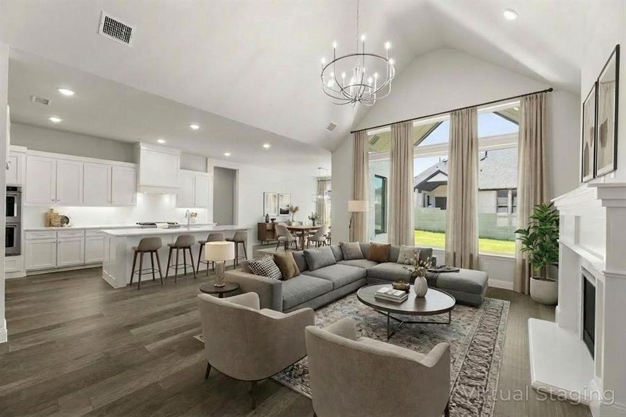 3208 Patterson Ct - Family Room 2 Virtually Staged